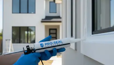 Professional caulking and sealing on home exterior in Ogden, UT for weatherproof protection