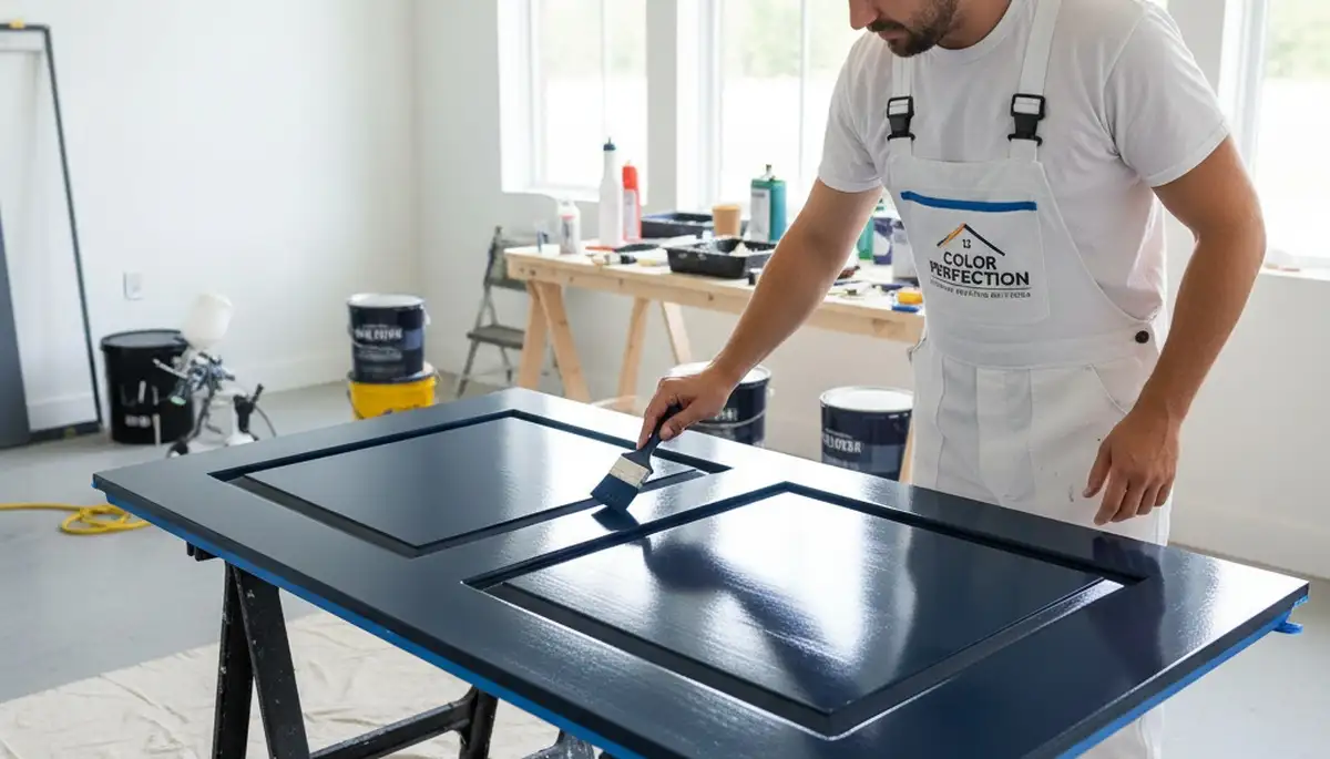 Professional door painting and refinishing in Ogden, UT by expert house painters for durable curb appeal