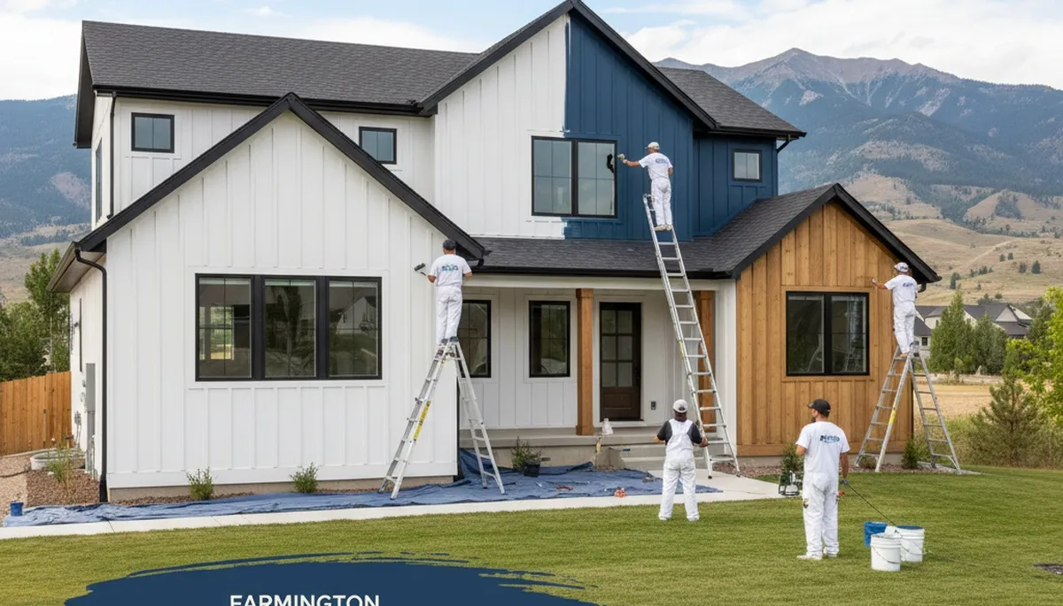 House painting service in Ogden, UT by paintersogdenut.com for residential exterior and interior projects
