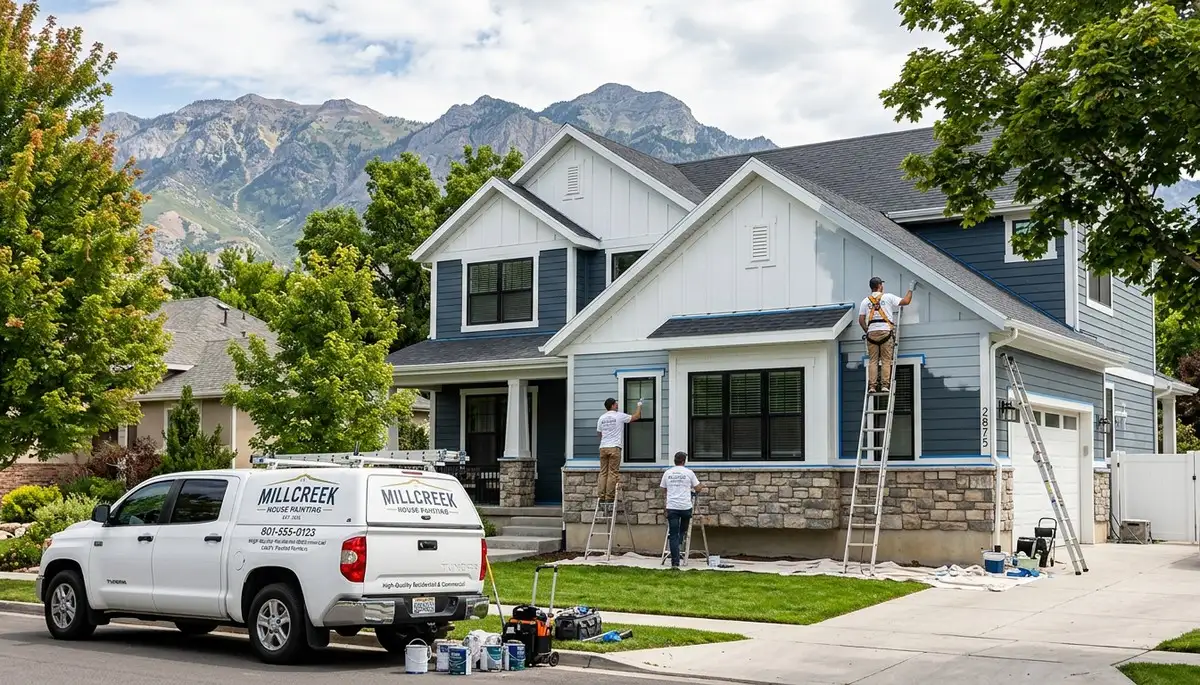 Professional house painters in Ogden UT providing expert exterior and interior home painting services